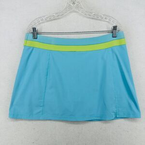 Life Is Good Blue Skort with Green Accent